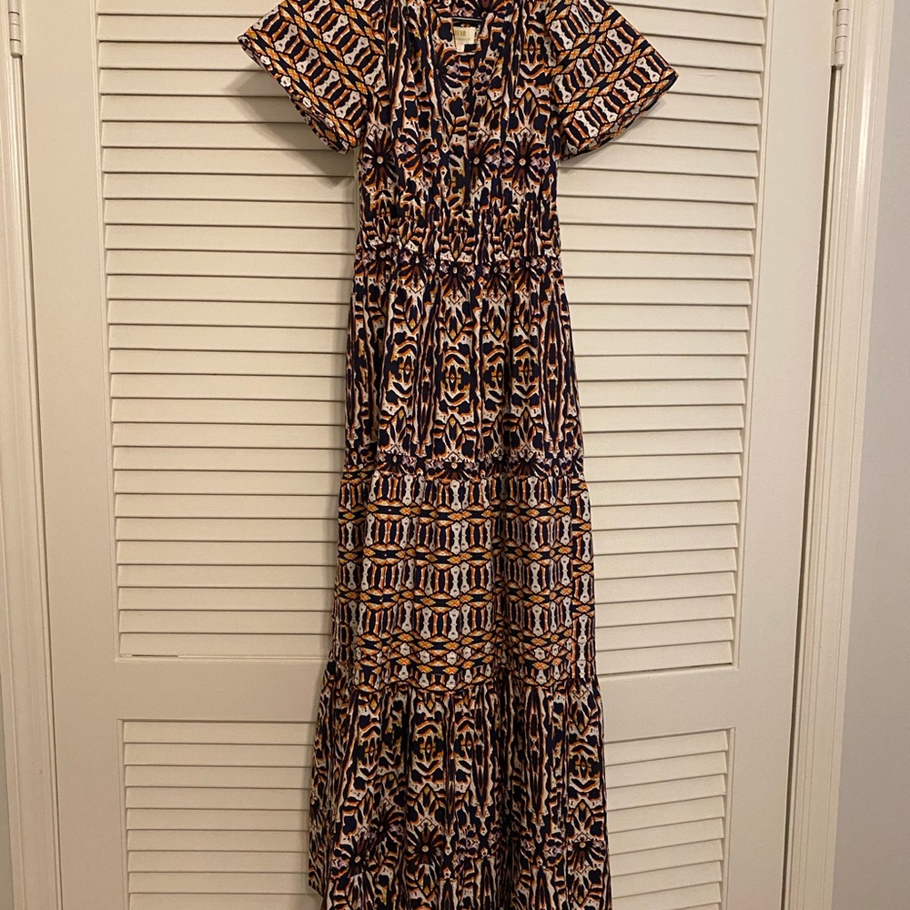 Anthropology - the Somerset Maxi dress by Maeve. Sz - XXS. Worn once-like new!